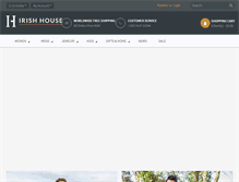 Tablet Screenshot of irishhouse.com